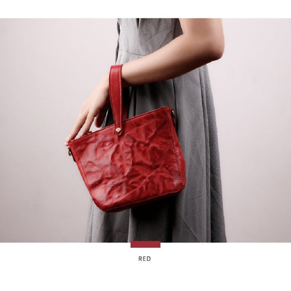 Vintage leather handbag