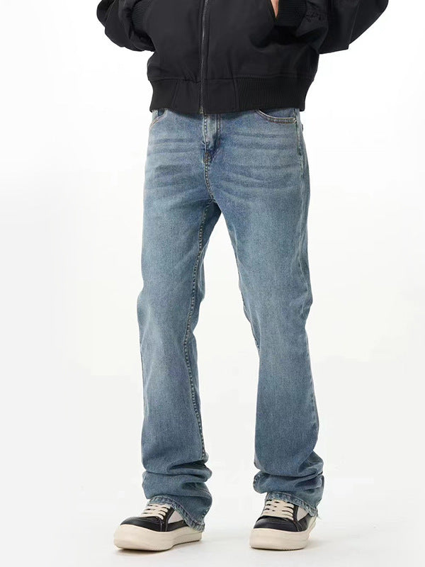 Fashion Personality Straight Fit Jeans Men