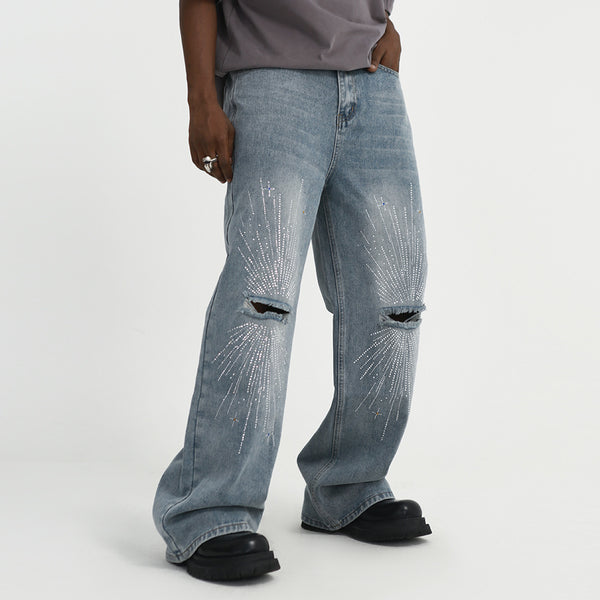 Fashion Holes Knee Jeans For Men