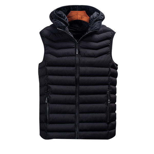 Men's Vest Autumn And Winter Korean Fashion Down Cotton Plus Fertilizer