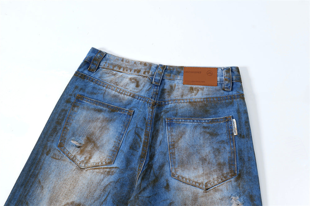 Fashion Holes Jeans For Men And Women