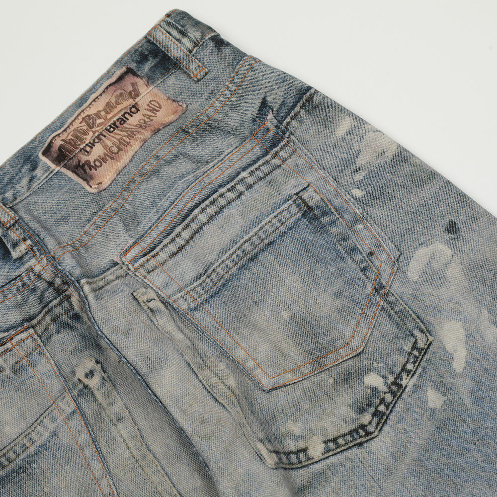 Fashion Splash-ink Painting Jeans For Men