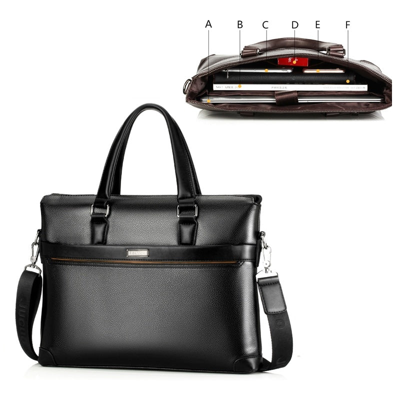 Men's diagonal handbag briefcase