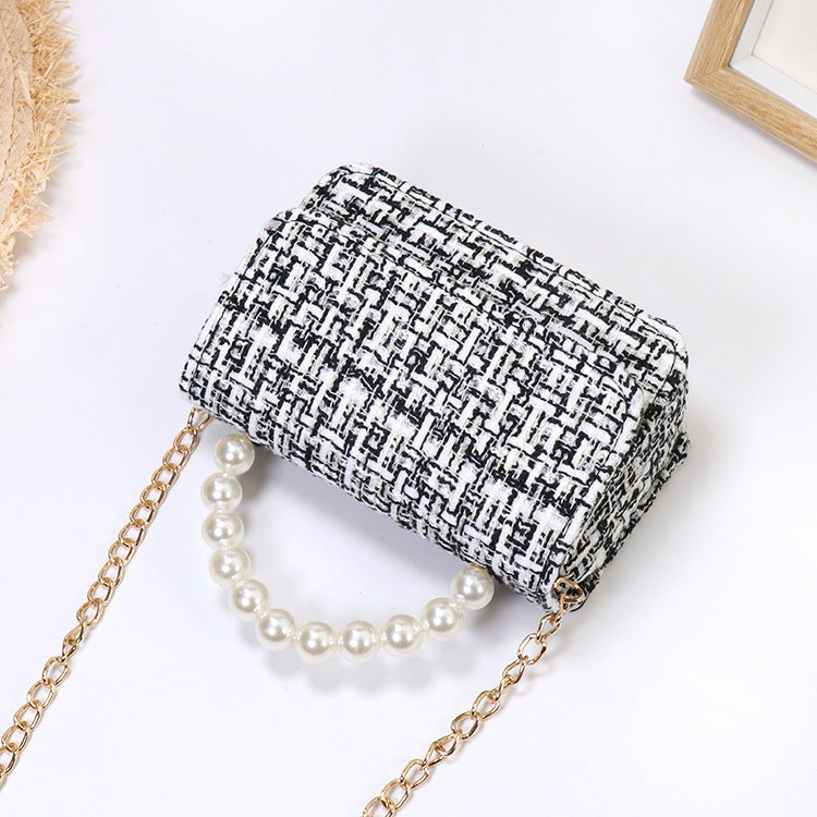 Princess personality pearl handbag