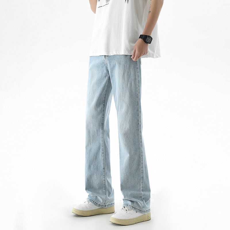 American-style Retro Minority Distressed Skinny Jeans For Men