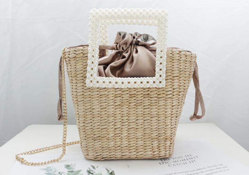 Hand-woven shoulder bag handbag