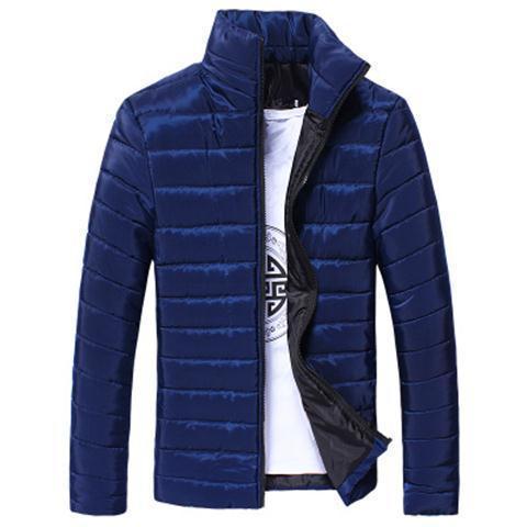 Men's thickening of down jacket