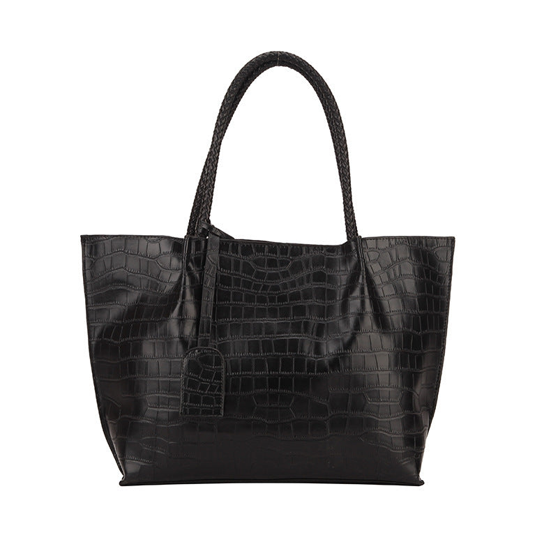 Simple large-capacity handbag