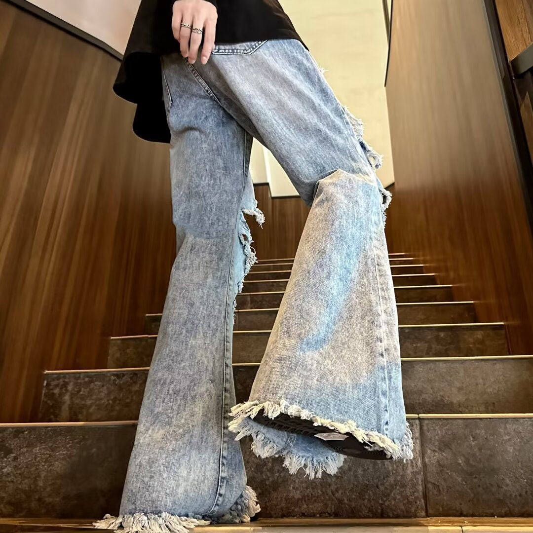 Niche High Street Loose All-match Wide Leg Pants