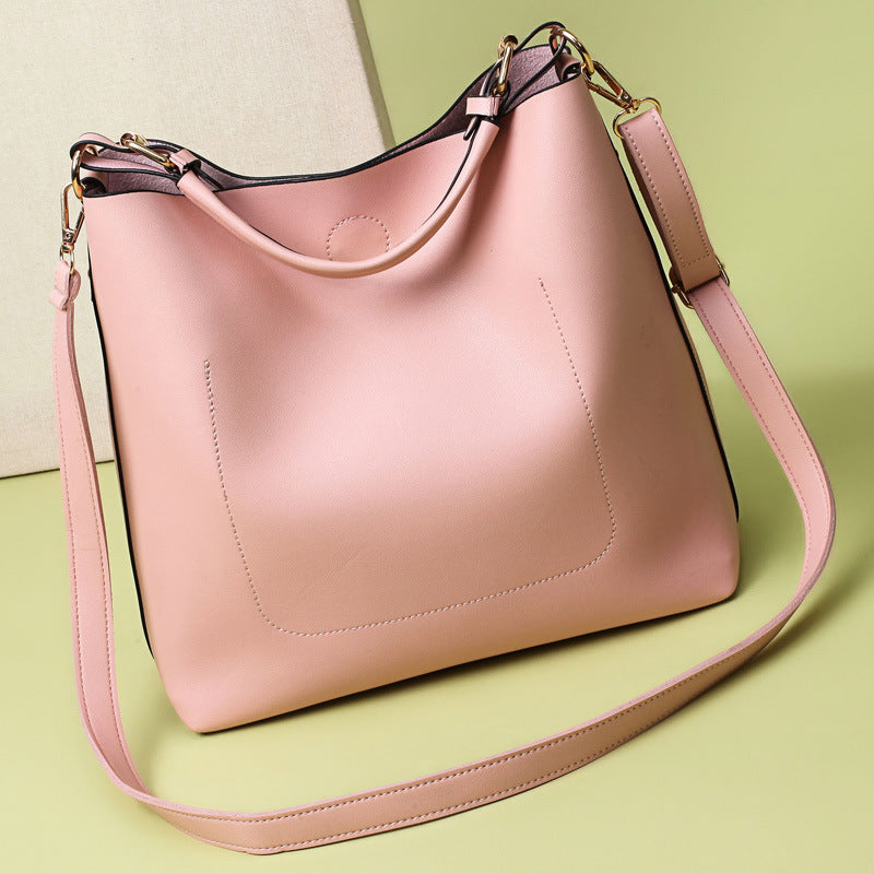 Factory direct sales new handbag shoulder bag handbag wholesale shopping bag ladies handbag is simple and practical