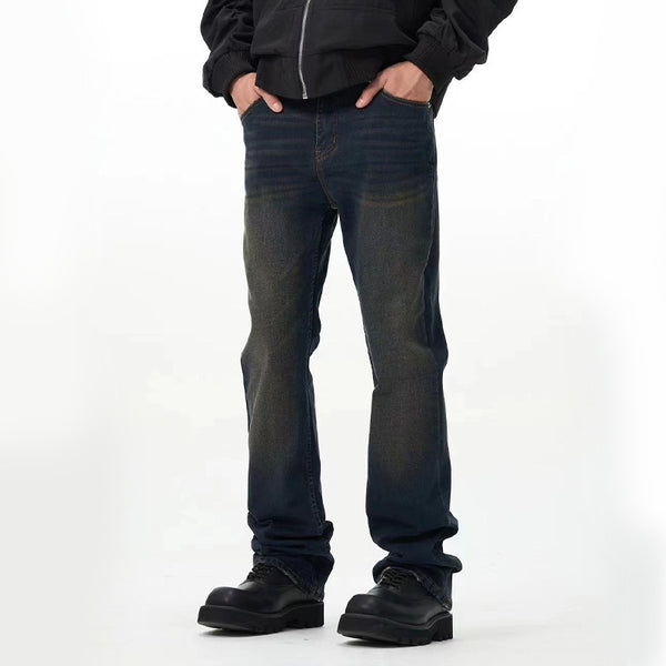 Fashion American Retro Straight Jeans Men