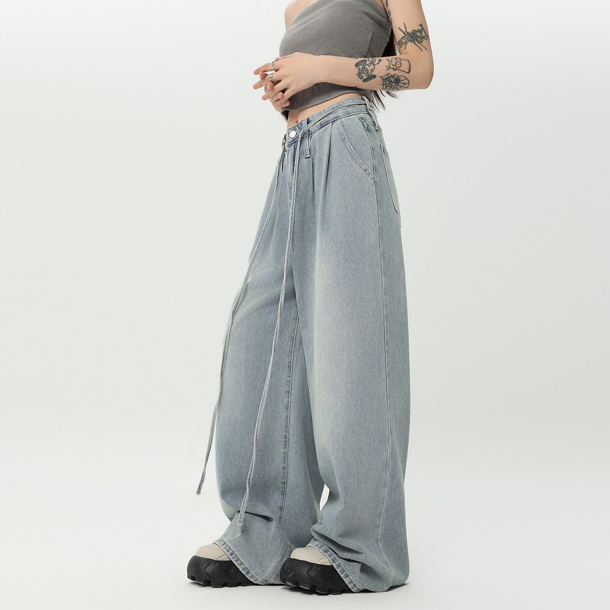 Fashion Wash Light Blue Jeans For Men