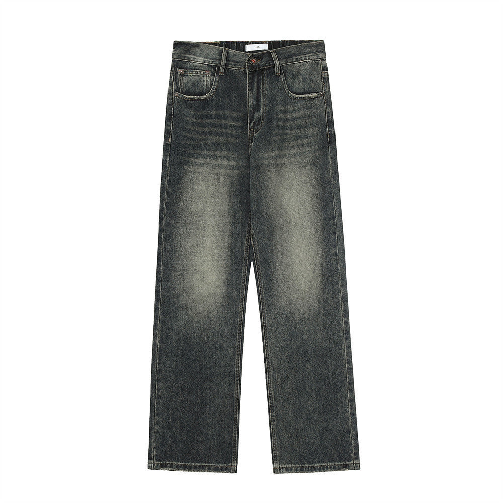 Fashionable American-style White Jeans For Men