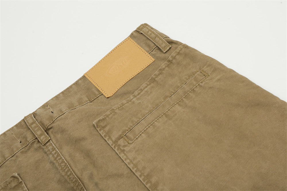 Fashion Punk Wash Water Cargo Jeans Men