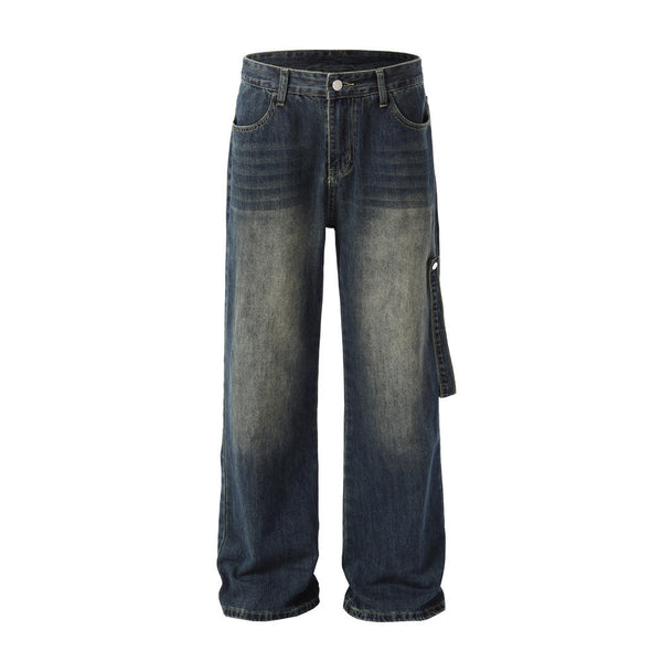 Fashion Personality Wide-leg Jeans Men