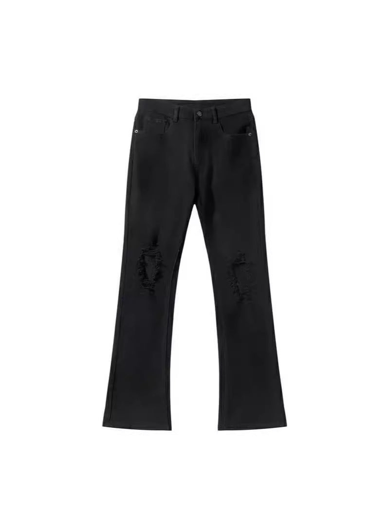 Fashion Retro American Ripped Jeans Men