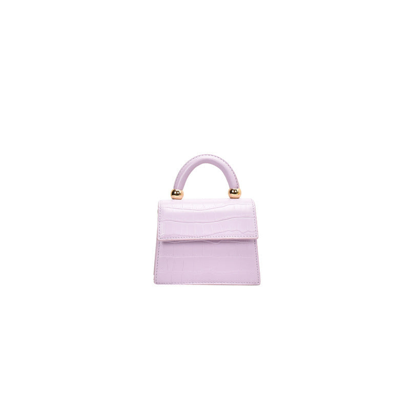 Stone grain Simple handbag