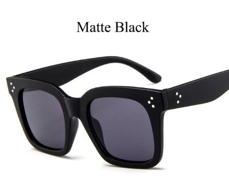 new fashion box sunglasses Korean version of colorful reflective sunglasses Personality trend sunglasses wholesale