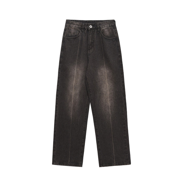 American Basic Style Straight Jeans Men