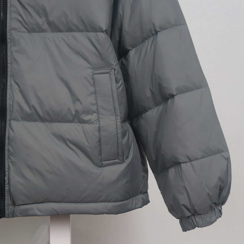 Loose And Fashionable Color Matching Bread Jacket