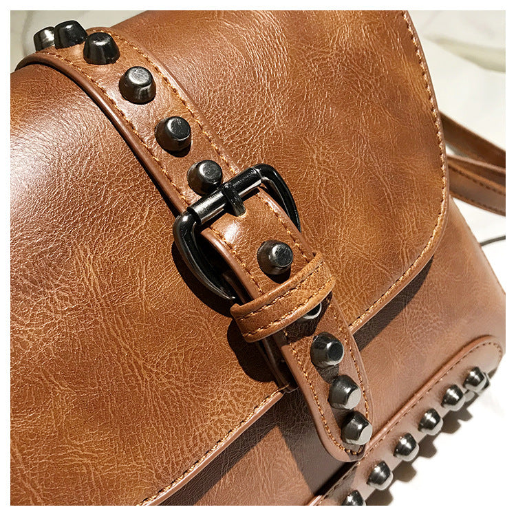 Vintage rivet handbag