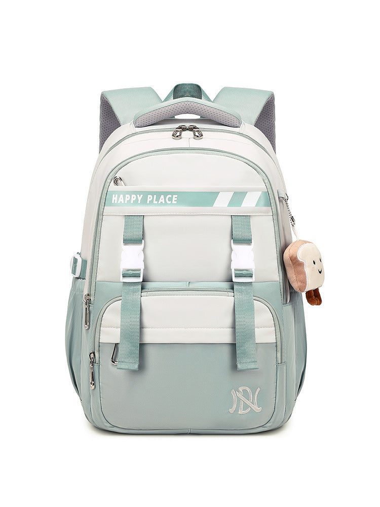 Minimalist Preppy Style Stain-resistant Schoolbag
