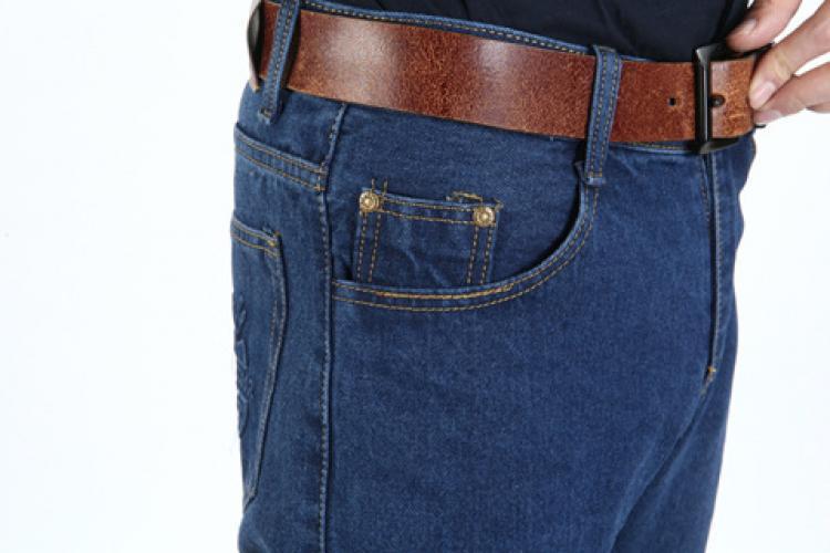 Men's Jeans Cotton Non-stretch Wear-resistant Work Pants Straight-leg Pants