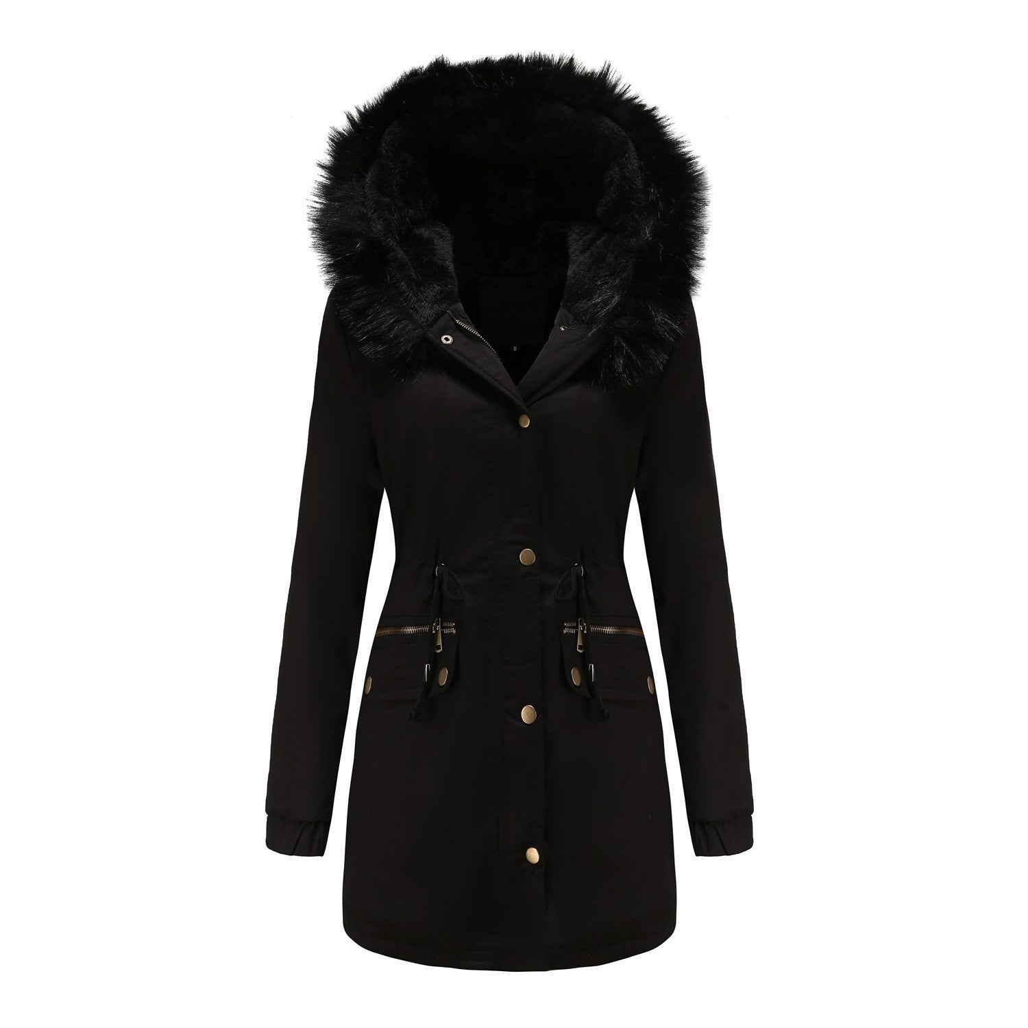 European Size Parka Workwear Cotton Coat Female