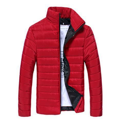 Men's thickening of down jacket