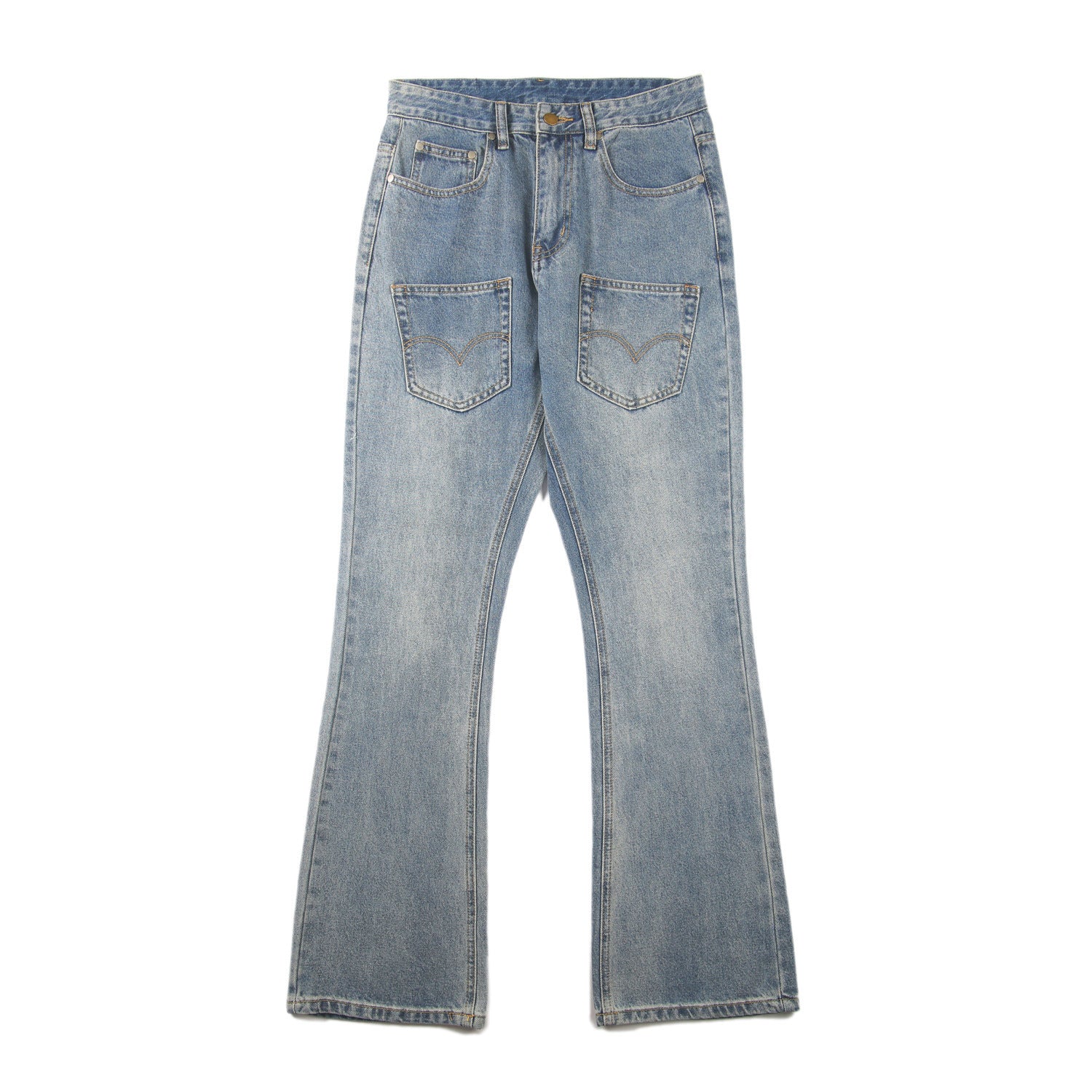 Stylish Multi-pocket Skinny Jeans For Men