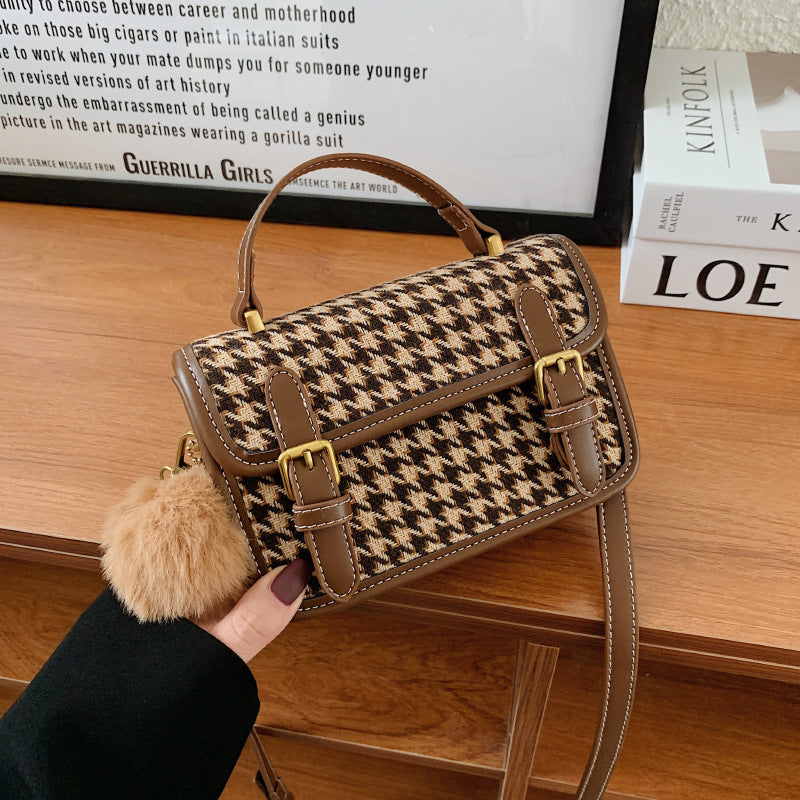 Popular Handbag Women's Trendy Plaid