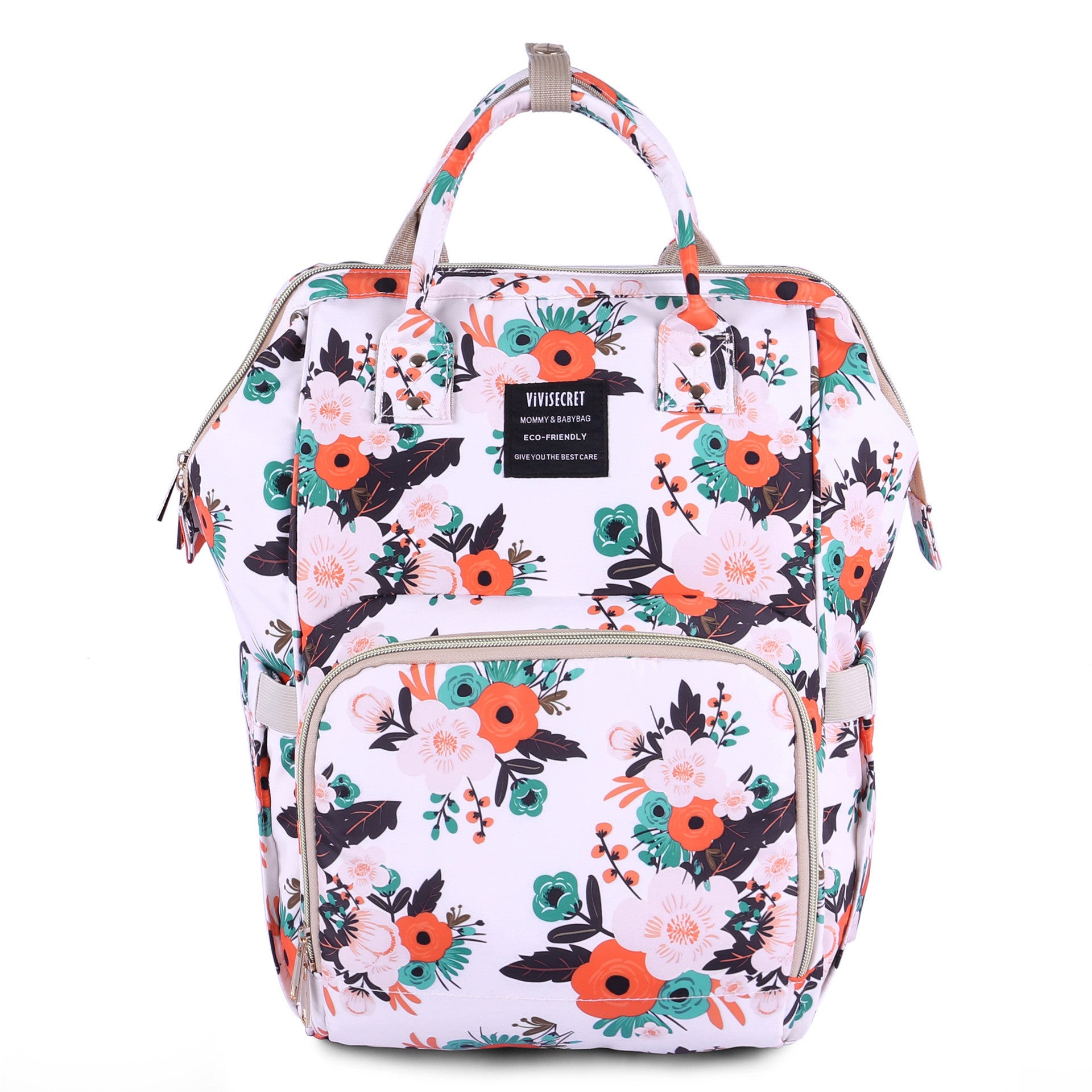 Printed multifunctional handbag