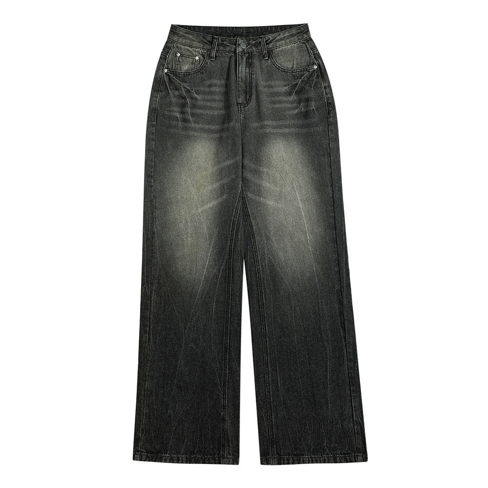 American Retro Washed Bright White Jeans Men