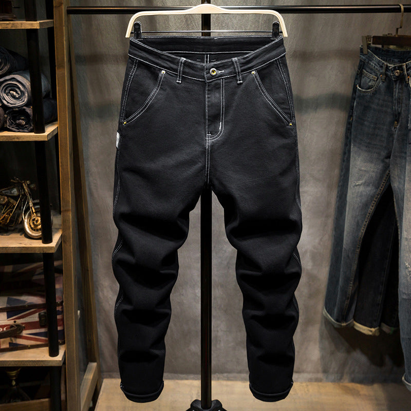 Men's Diagonal Pocket Comfortable Jeans