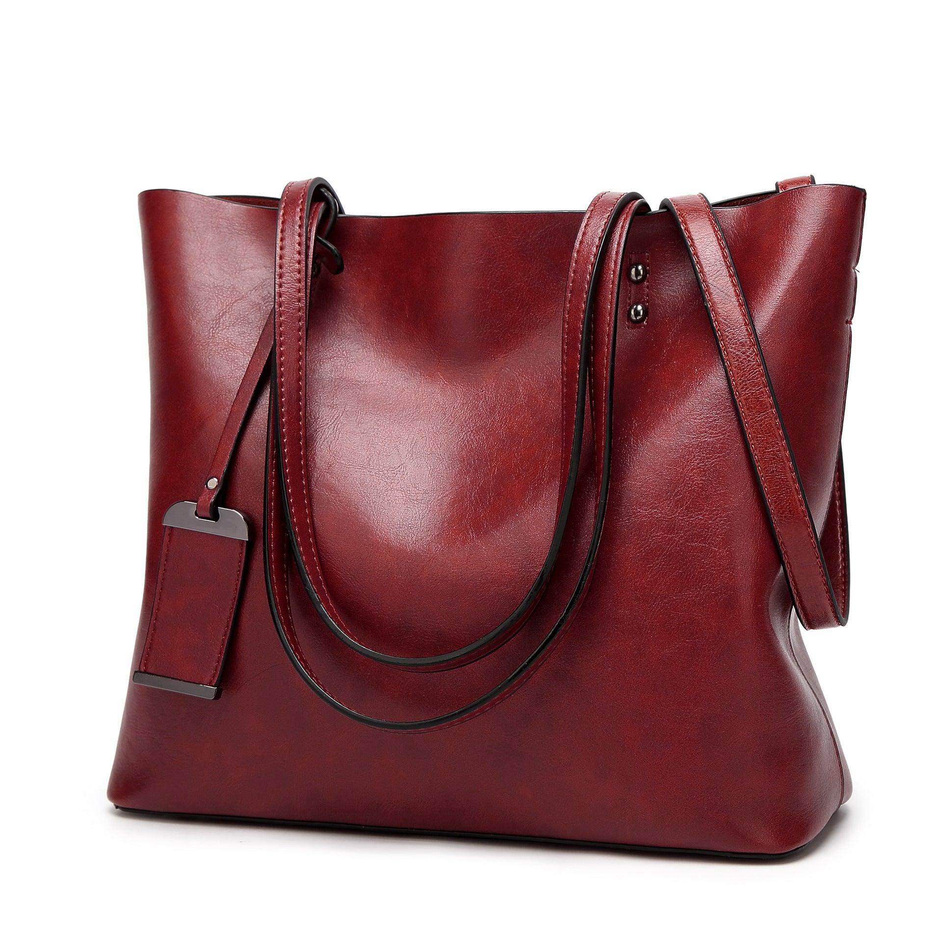 Women's fashion leather handbag