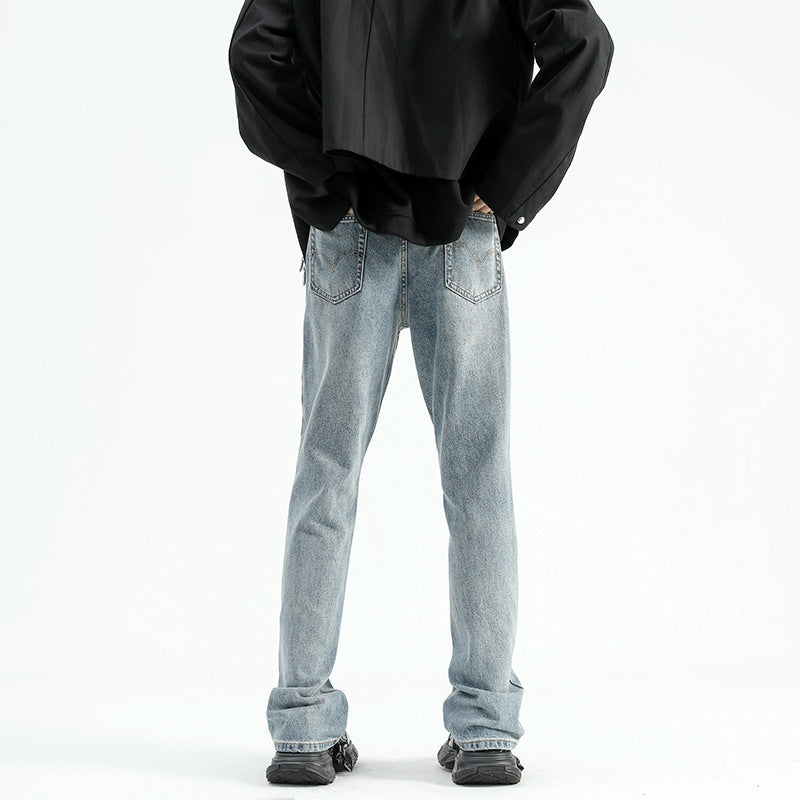 Stylish Multi-pocket Skinny Jeans For Men