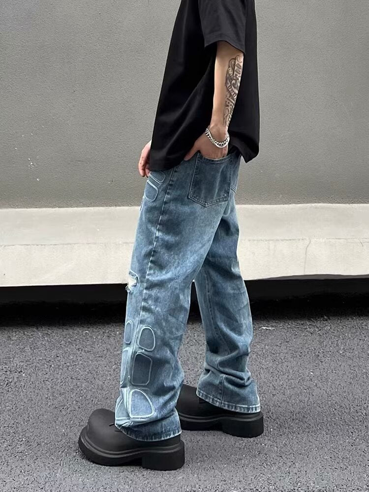 New Washed Vintage Winter Ripped Jeans