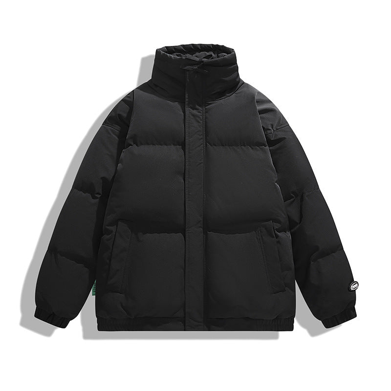 Winter Minimalist Casual Versatile Cotton Coat Men's Warm Jacket