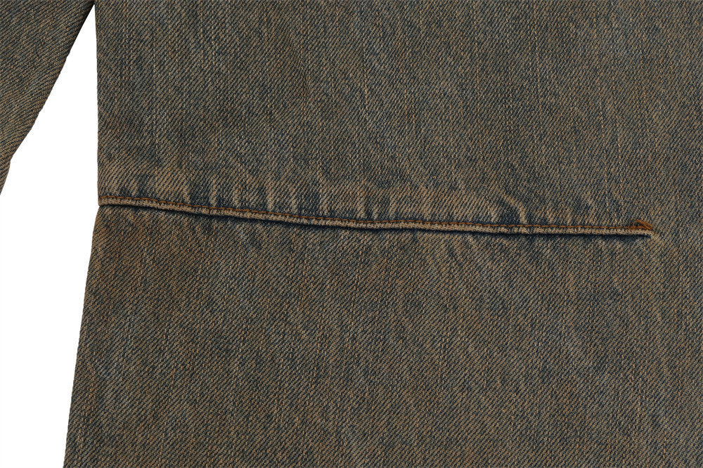 Distressed Dirty Wide-leg Jeans For Men
