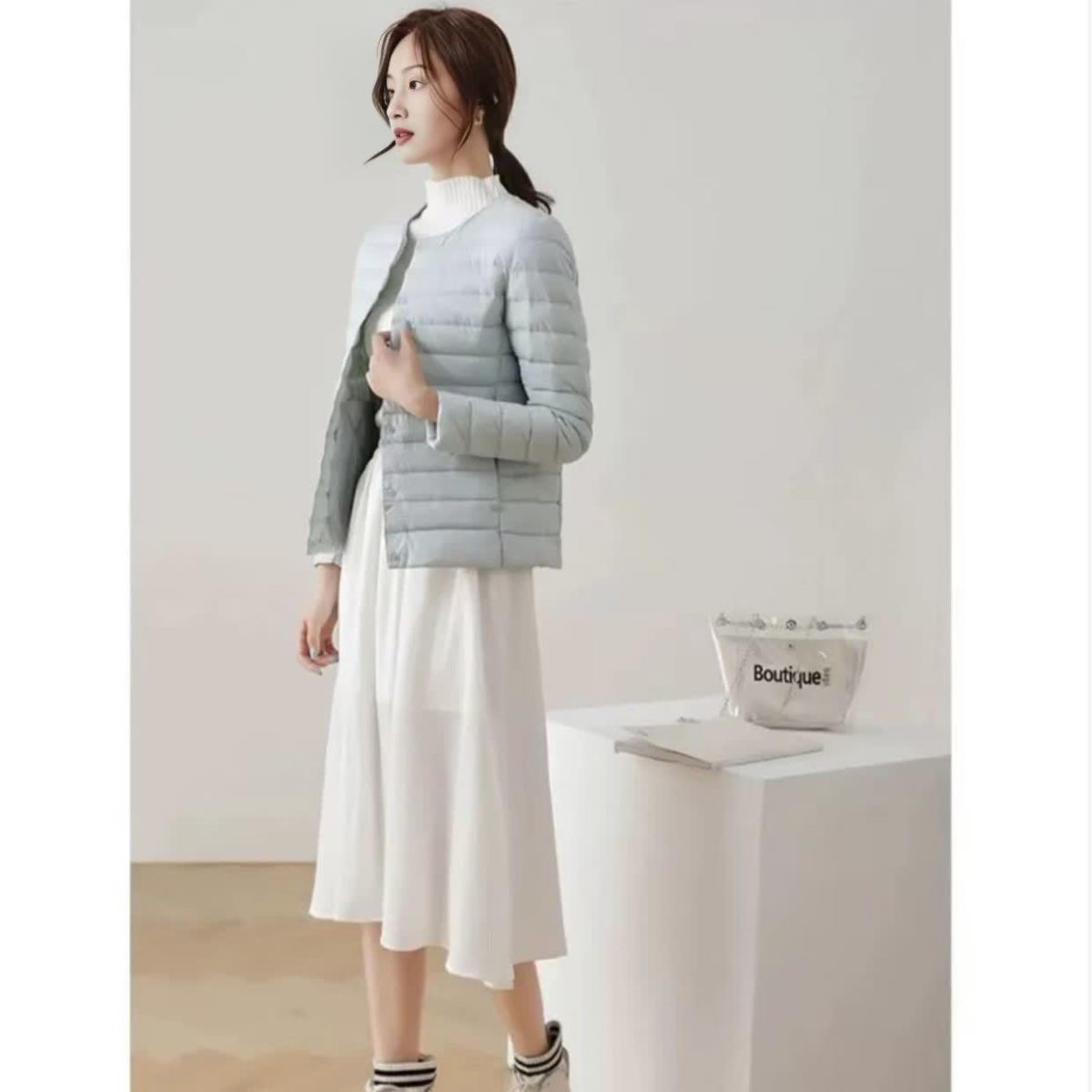 Thin Liner Cotton-padded Jacket Single-breasted Jacket Inner Cotton-padded Jacket