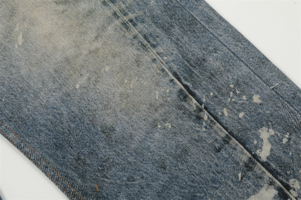 Fashion Splash-ink Painting Jeans For Men