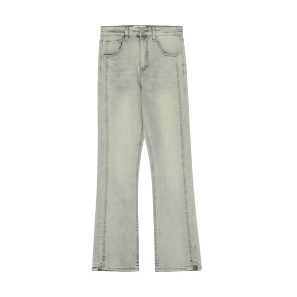 Simple Solid Color Casual Jeans For Men