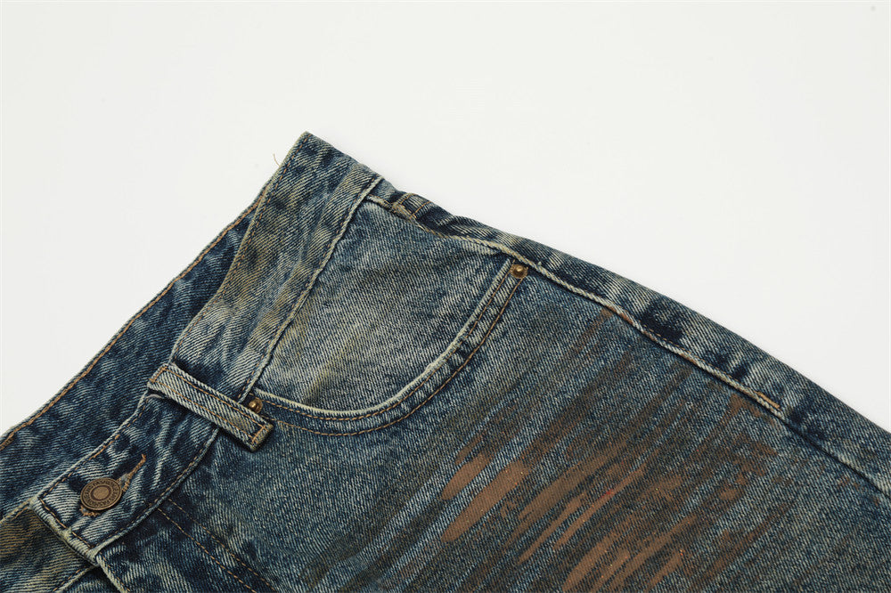 Heavy Industry Ripped Dirty Jeans Men