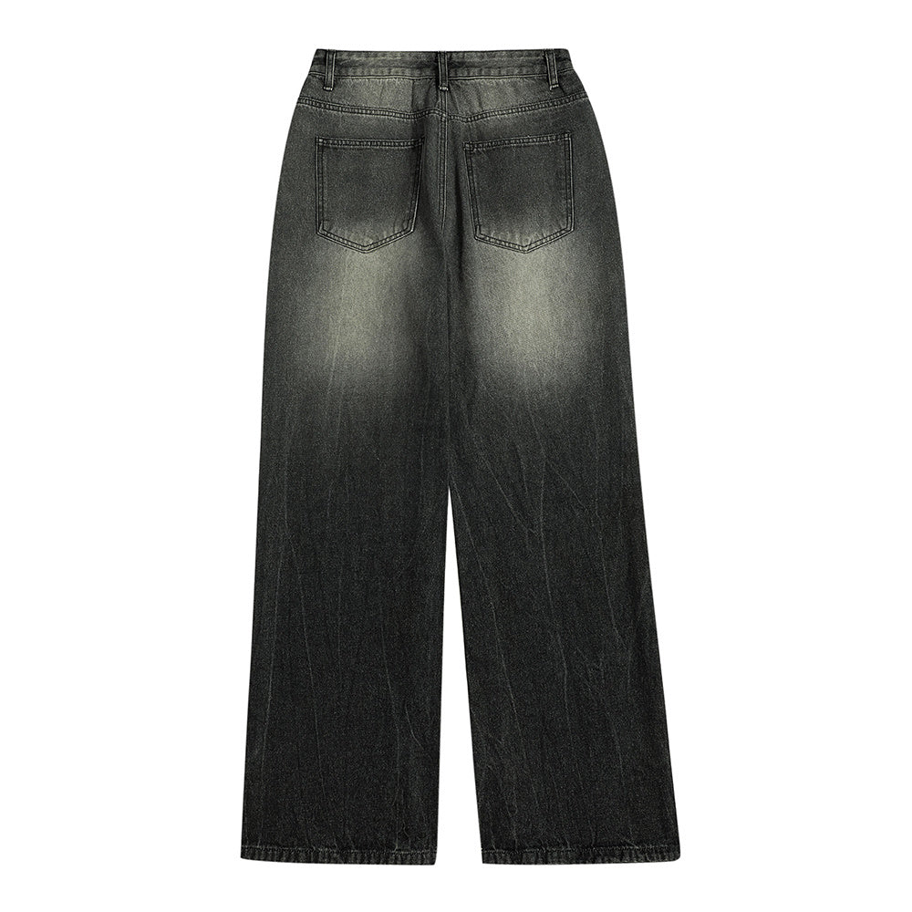 American Retro Washed Bright White Jeans Men