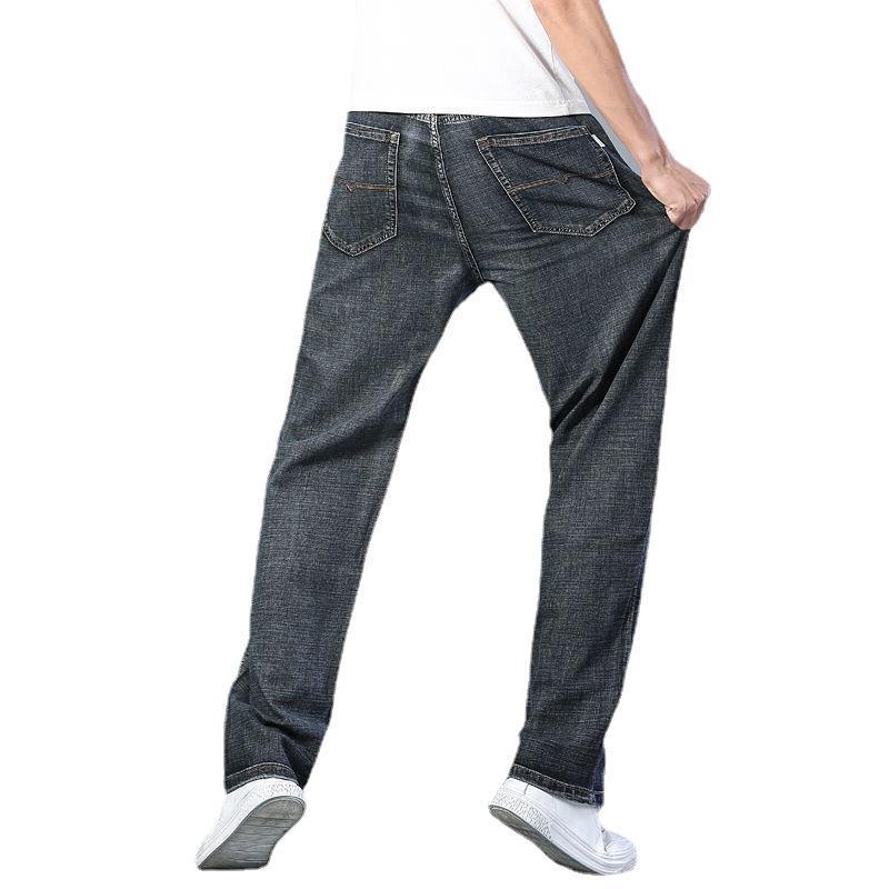 Summer Jeans Men's Loose Straight Wide-leg Pants