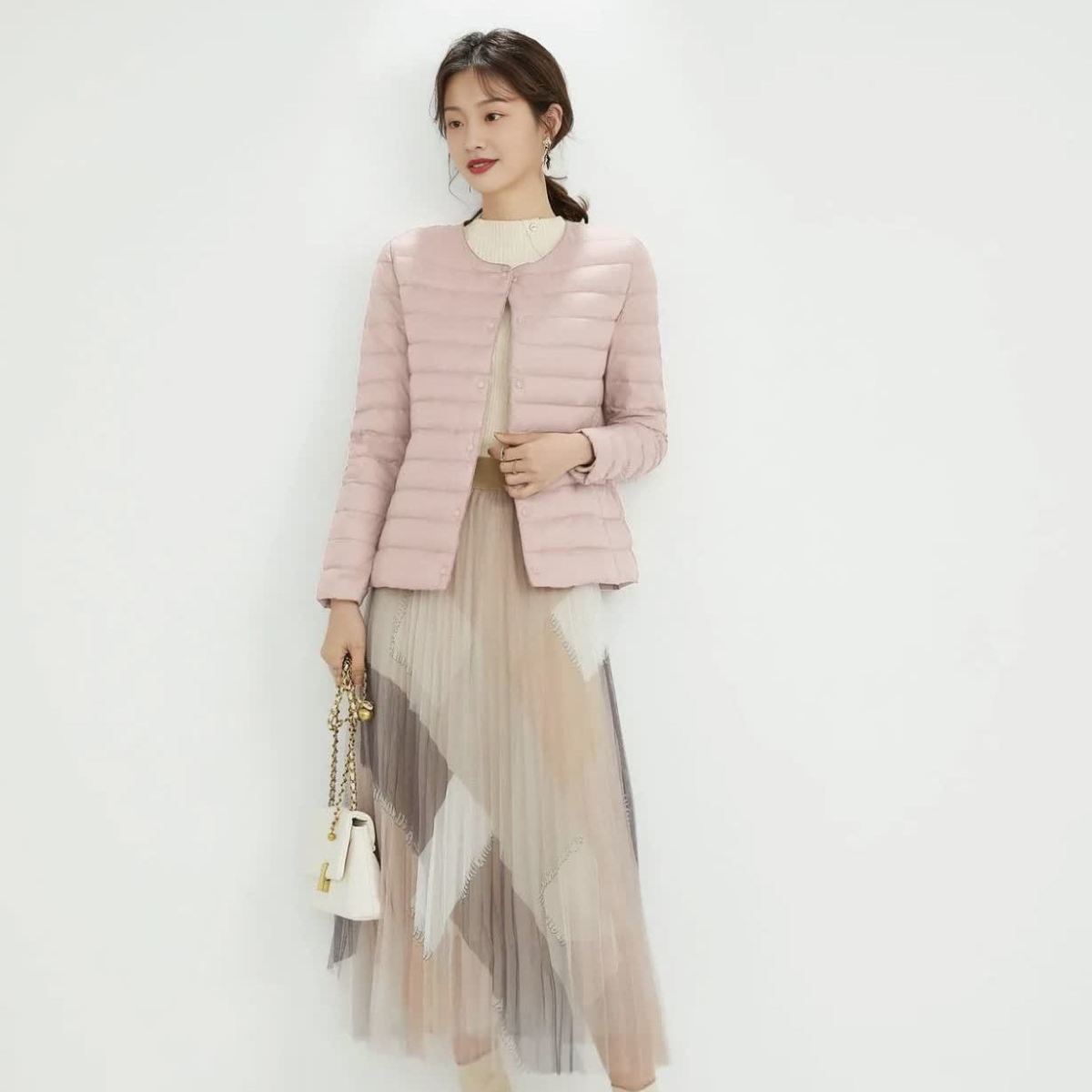 Thin Liner Cotton-padded Jacket Single-breasted Jacket Inner Cotton-padded Jacket