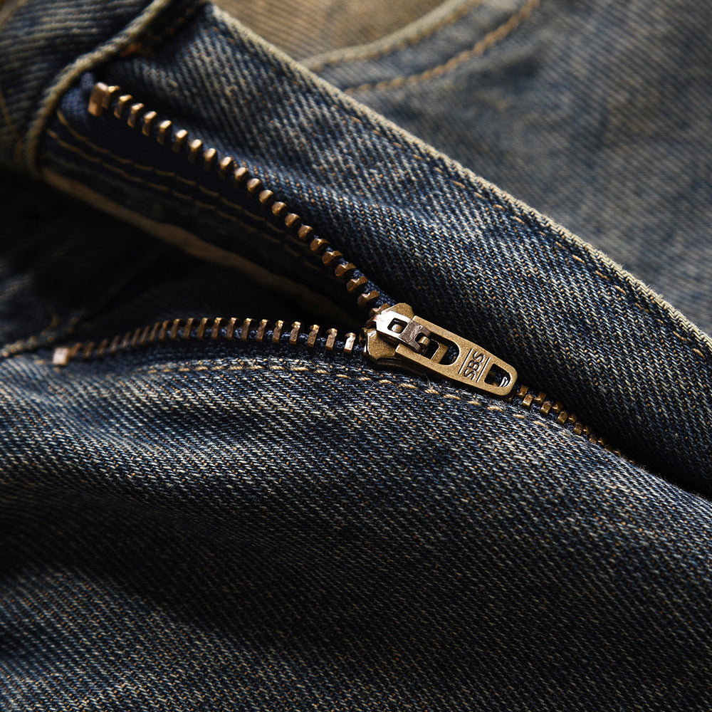 Fashion Wash Wide Leg Jeans For Men