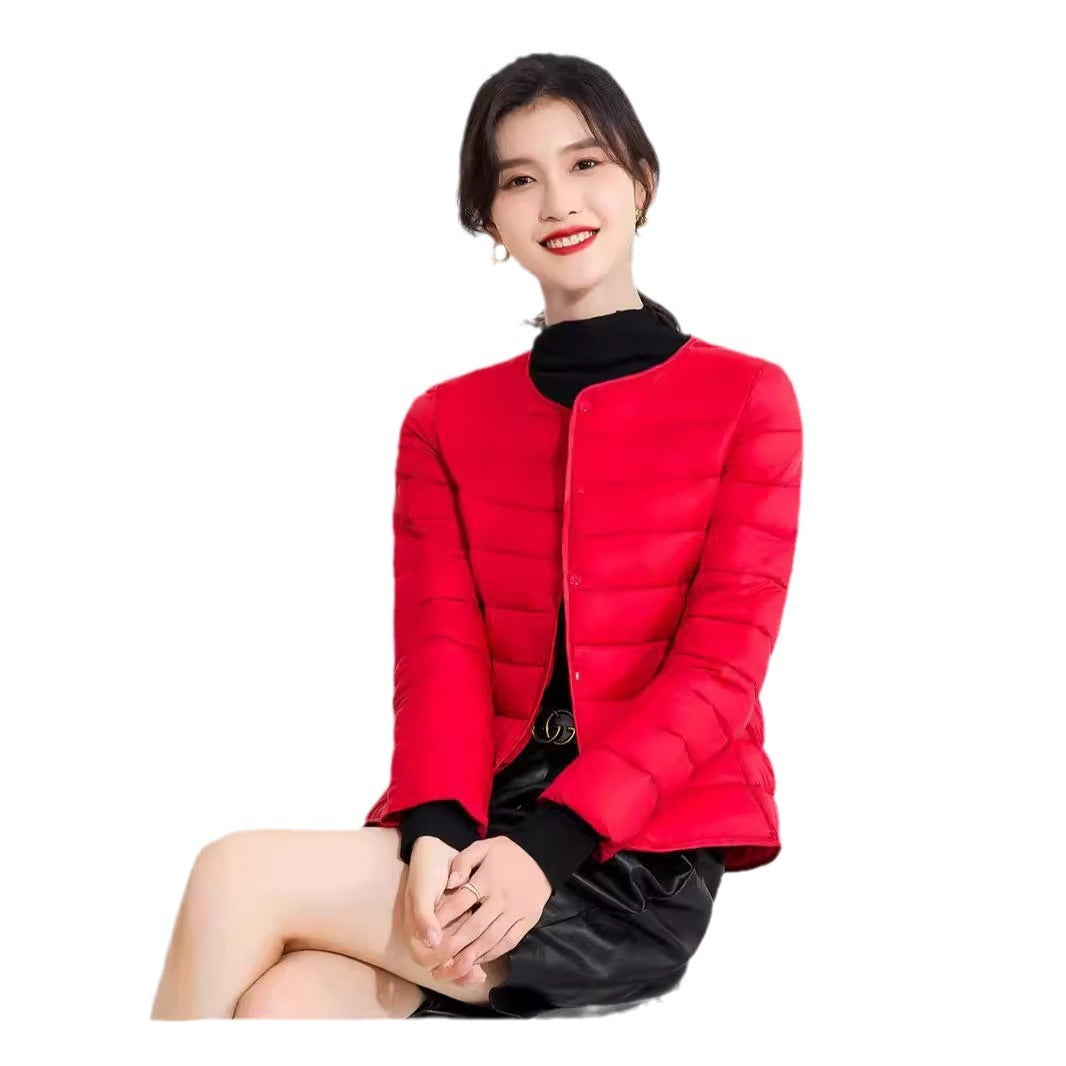 Thin Liner Cotton-padded Jacket Single-breasted Jacket Inner Cotton-padded Jacket