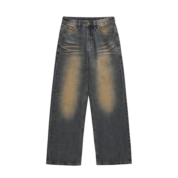 Fashion Wash Wide Leg Jeans For Men
