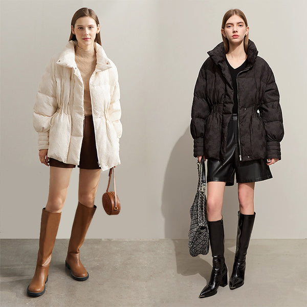 Black Technology Graphene Down Jacket Women's Stand Collar